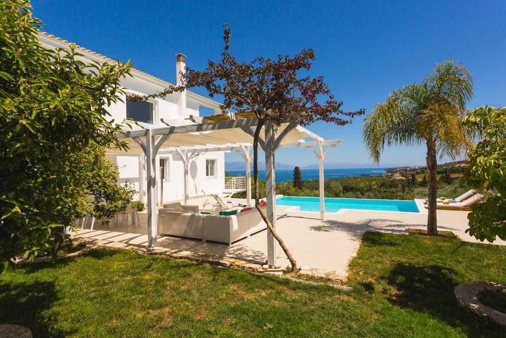 Koroni - Villa Merkouri - Entire Villa With Panoramic View Exterior photo